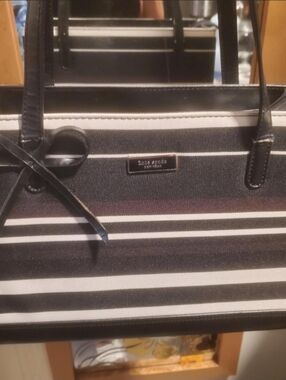 kate spade striped tote